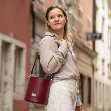 Load image into Gallery viewer, CAMELIA BAG, burgundy