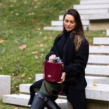 Load image into Gallery viewer, CAMELIA BAG, burgundy