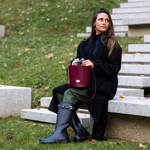 Load image into Gallery viewer, CAMELIA BAG, burgundy