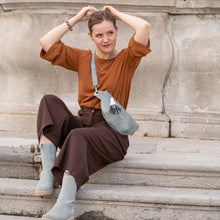 Load image into Gallery viewer, TORBA BLOSSOM, modro-siva