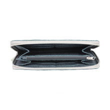 Load image into Gallery viewer, Eco-chic wallet from pineapple leaves, blue