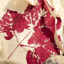 Load image into Gallery viewer, SUNKISSED LEAF, unique tote bag