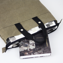 Load image into Gallery viewer, UNISEX BACKPACK / LAPTOP BAG, brownish-green