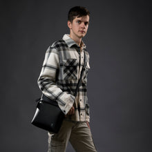Load image into Gallery viewer, MEN'S SHOULDER BAG, black