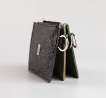 Load image into Gallery viewer, MOMO MINI WALLET, blue pineapple leaves