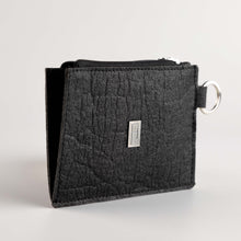 Load image into Gallery viewer, MOMO MINI WALLET, black pineapple leaves