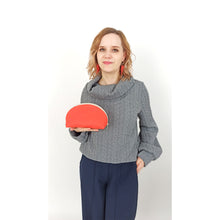 Load image into Gallery viewer, Pinatex earings, red