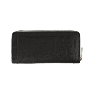 Eco-chic wallet from pineapple leaves, black