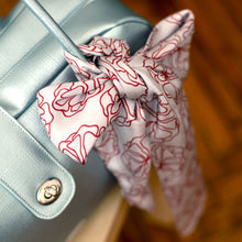 Load image into Gallery viewer, Silk scarf Flower
