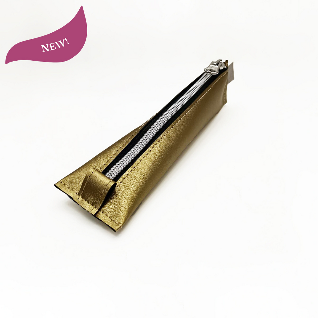 REN PENCIL CASE, golden