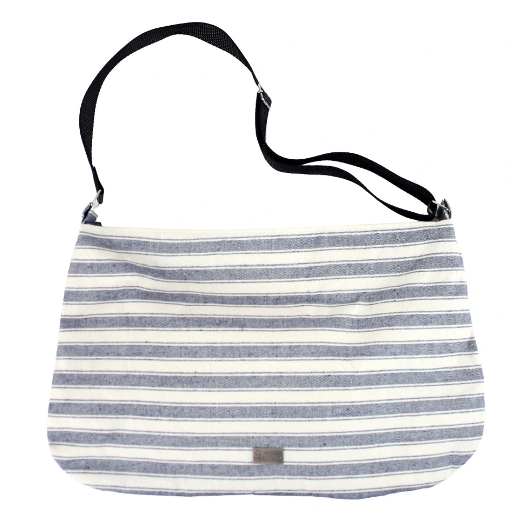 LILY BAG, blue stripes