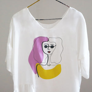 Feminine ethos t-shirt, size M